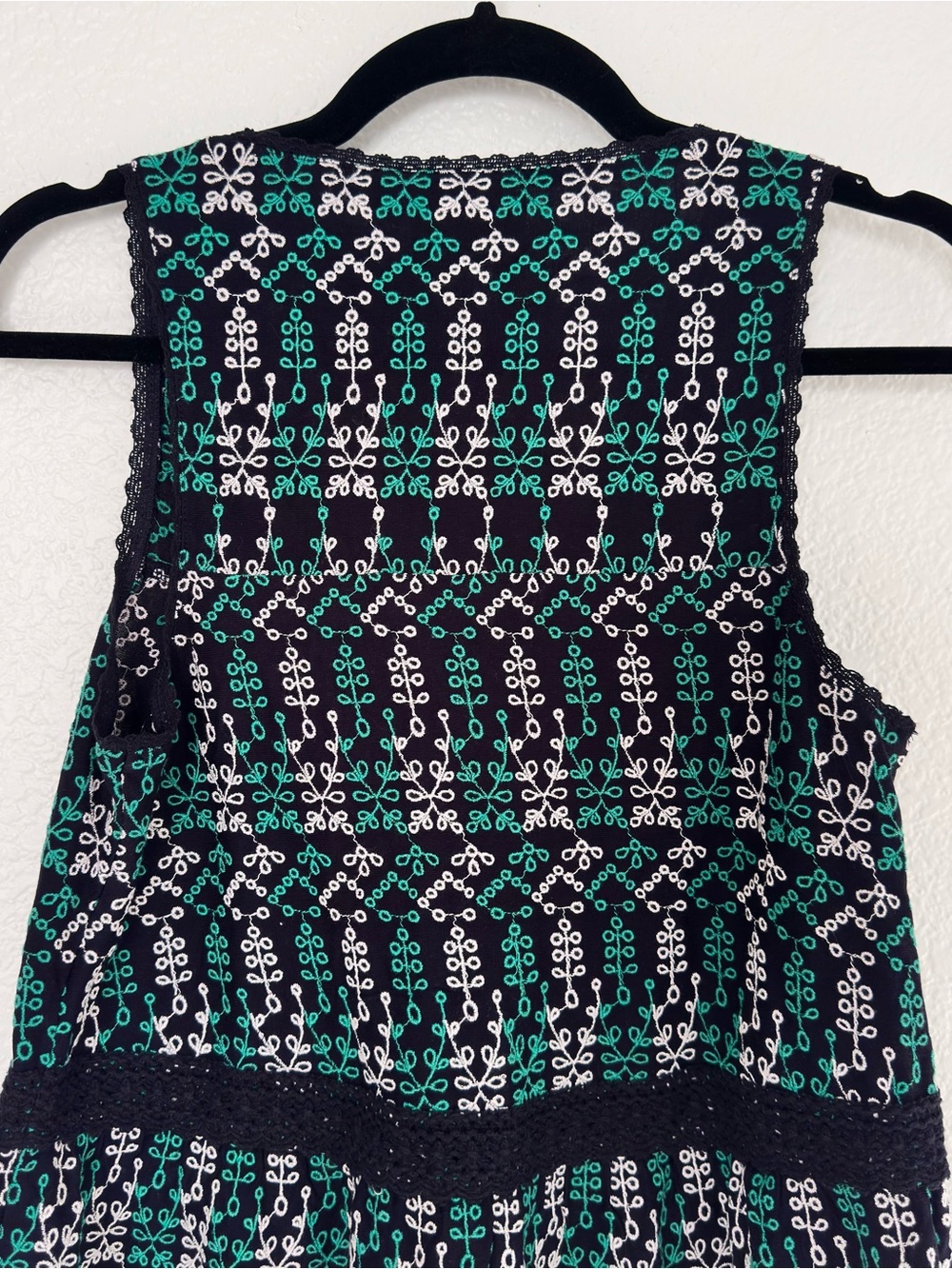 NEW NWT Anthropologie Maeve Cammie Embroidered Peplum Top - Picture 6 of 8